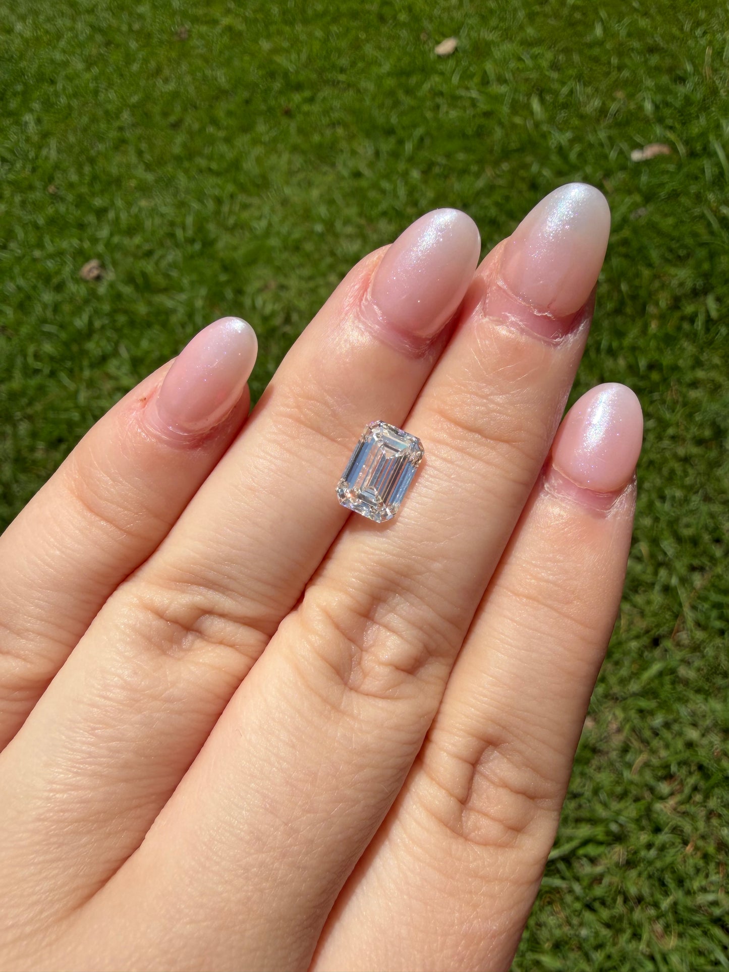 3.10CT Emerald Cut F VVS2 | Lab Grown Diamond
