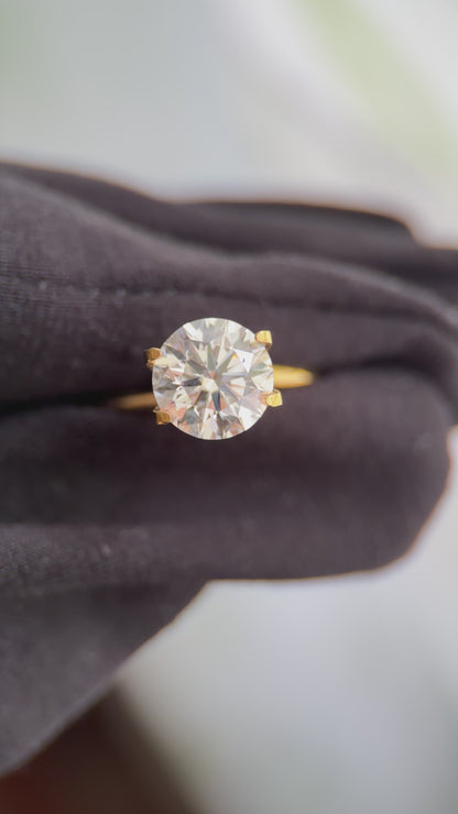3.00ct Round Brilliant D VVS2 | Lab Grown Diamond