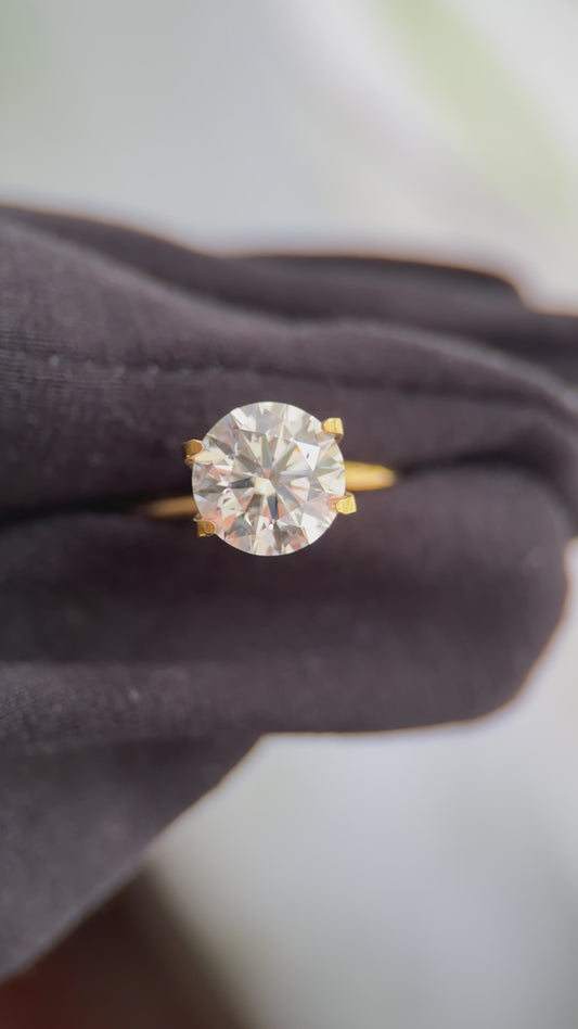 3.00ct Round Brilliant D VVS2 | Lab Grown Diamond
