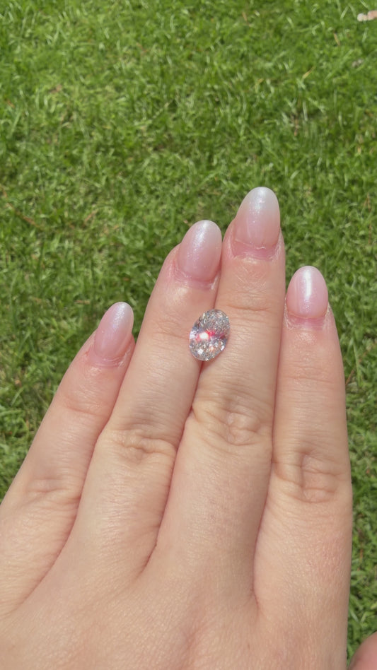 3.14Ct Oval Brilliant F VVS2 | Lab Grown Diamond